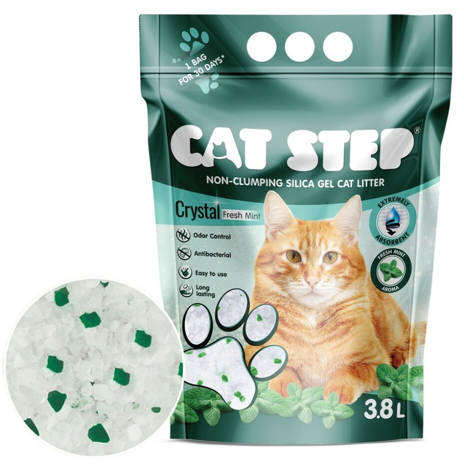 Cat Step Crystal Fresh Mint 1,67kg 3,8l / 8 - main (0)