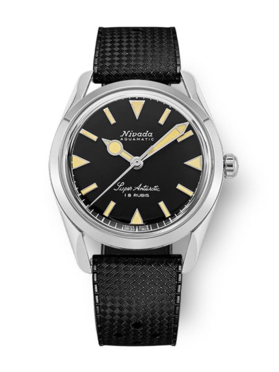 Nivada Grenchen Super Antarctic 35 mm - Black Beige Luminova - Rubber Tropic - main (8)