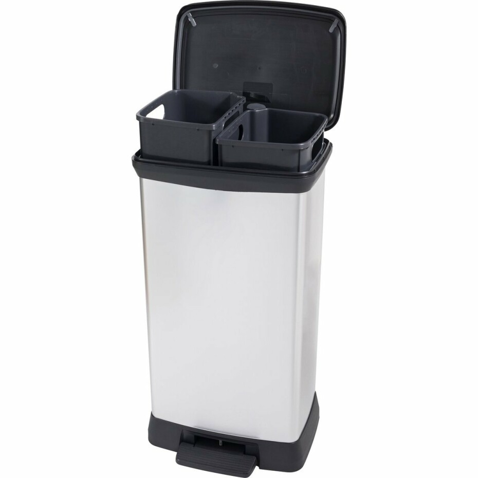 Curver Pedálový odpadkový koš DECO BIN, 23 + 23 l - main (2)