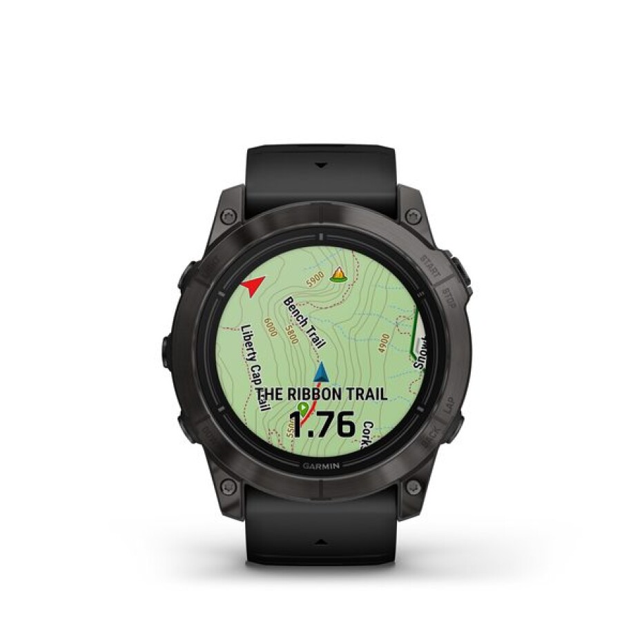 Garmin Epix™ Pro 51mm (Gen 2) Sapphire Edition Carbon Gray DLC Titanium / Black Band - 010-02804-01 - main (3)