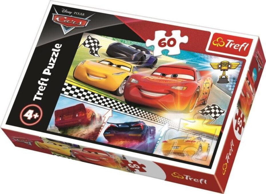 Trefl Puzzle Auta 3 - Životní závod / 60 dílků - main (0)