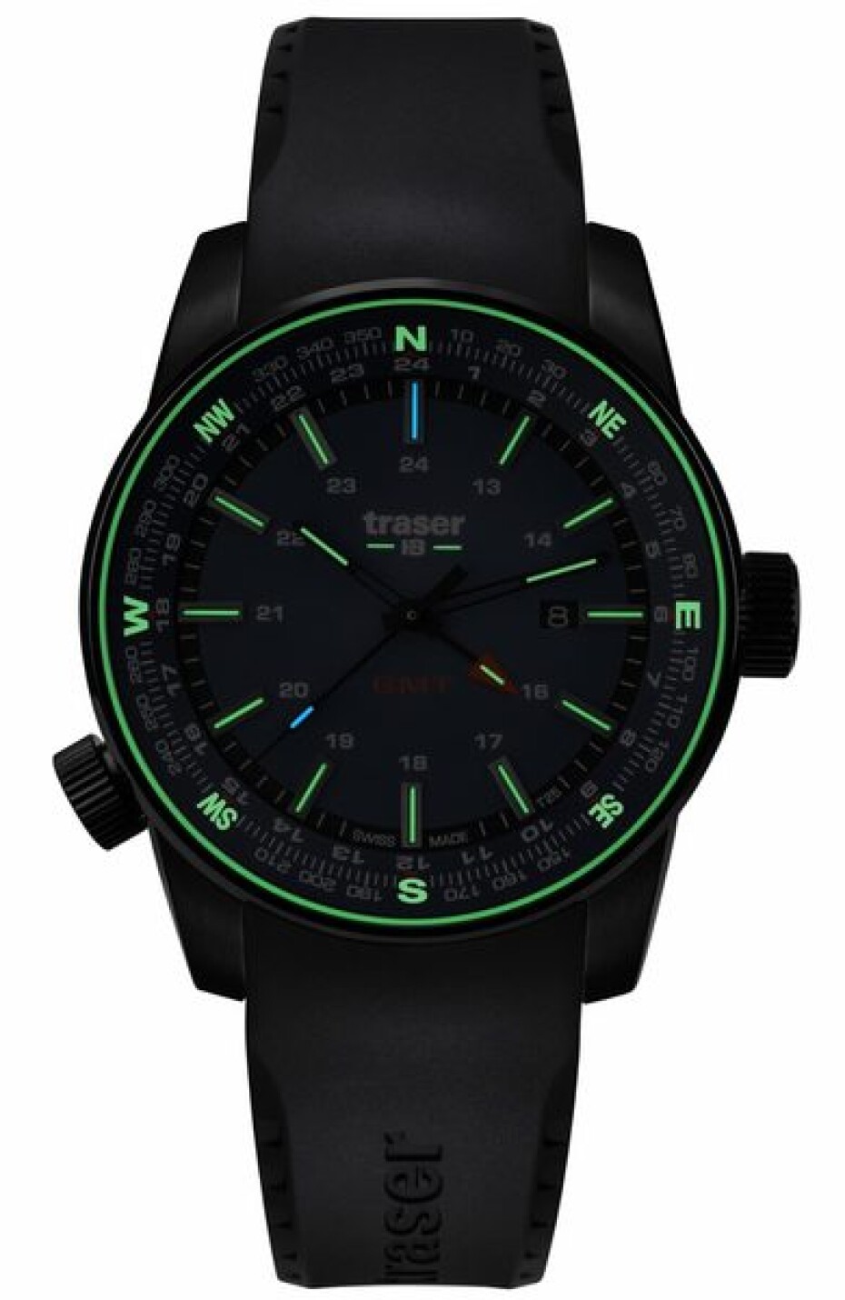 Traser P68 Pathfinder GMT Green Pryž - main (2)