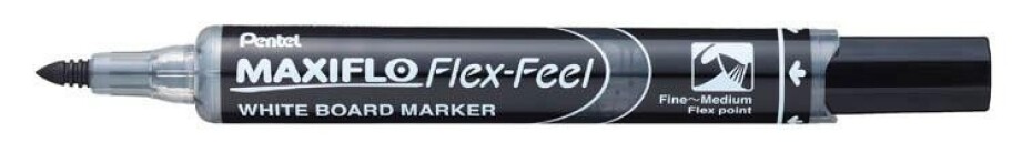Popisovač na bílé tabule Pentel Maxiflo Flex-Feel - černý - main (0)