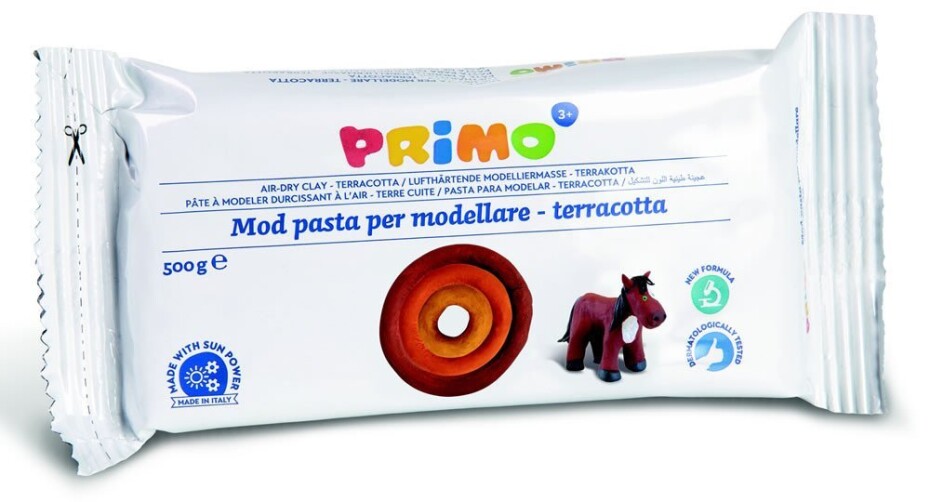 PRIMO Samotvrdnoucí hmota 500 g - terakota - main (0)