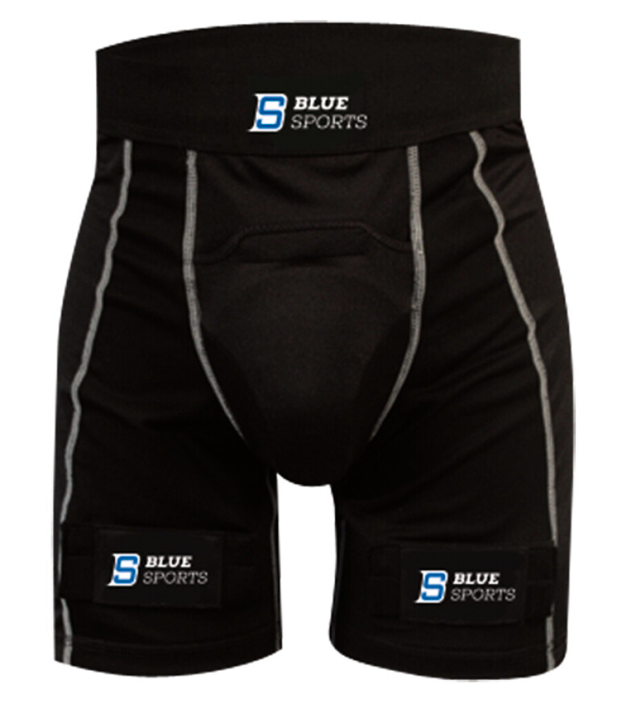 Kompresní šortky se suspenzorem Blue Sports  Black Senior XXL - main (1)
