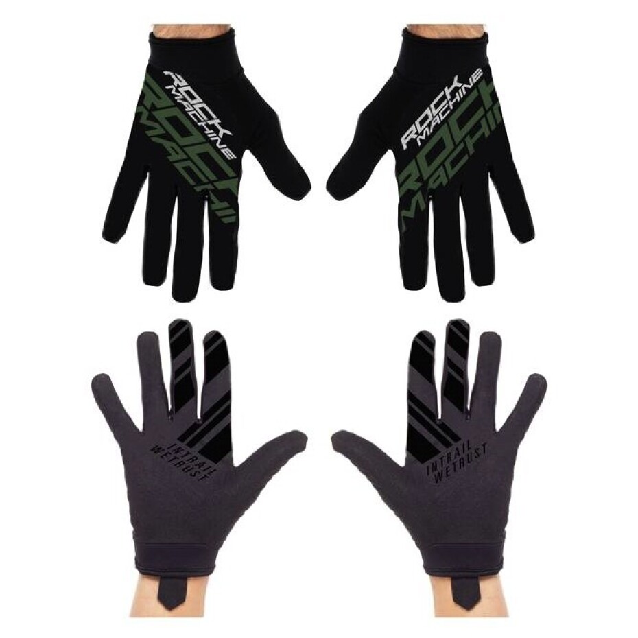 Cyklistické rukavice Rock Machine  Race green XXL - main (0)