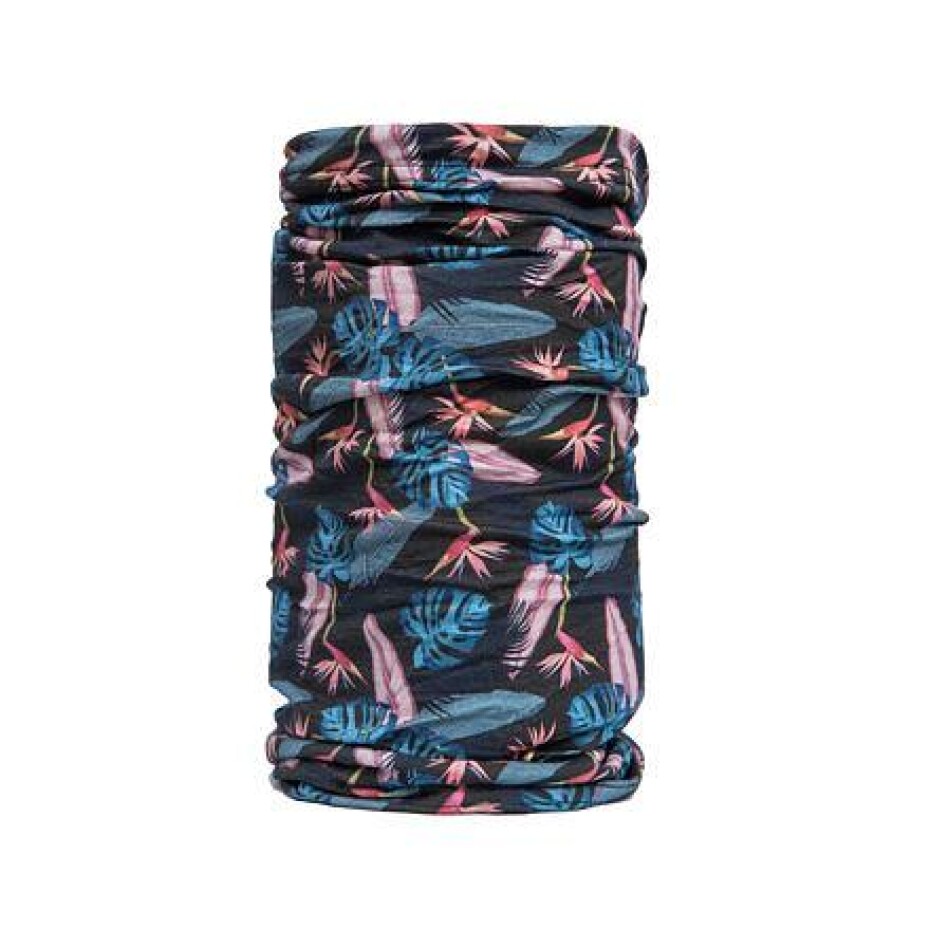 Sensor Tube Merino Impress šátek multifunkční Černá/floral - main (0)