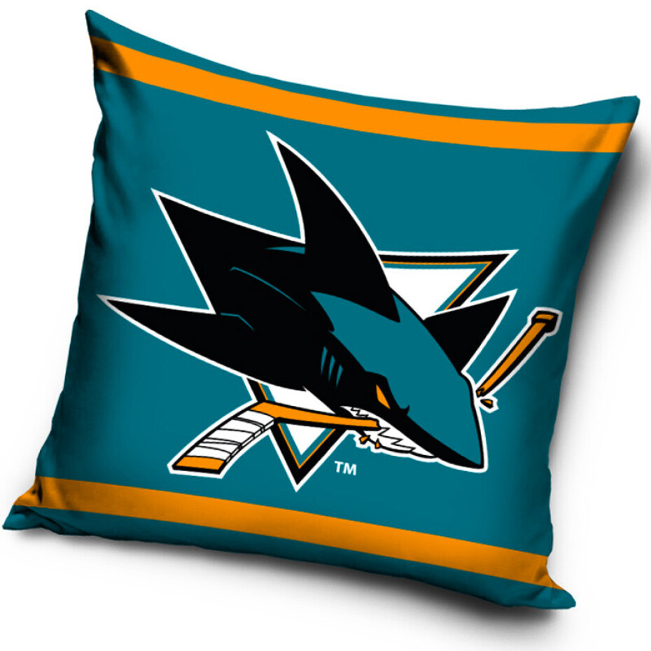 TIP Polštář San Jose Sharks Tip 40x40 - main (0)