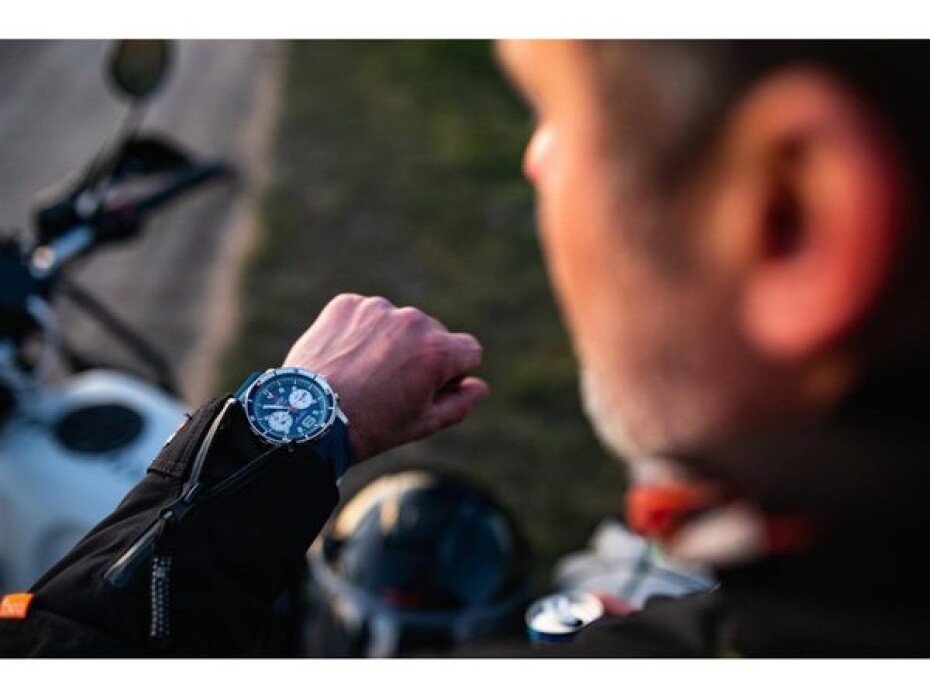 Vostok Europe Anchar Submarine Chrono Line 6S21-510A583 - Modrý silikonový řemínek - main (10)