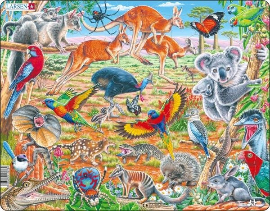 Puzzle Australská fauna - main (0)