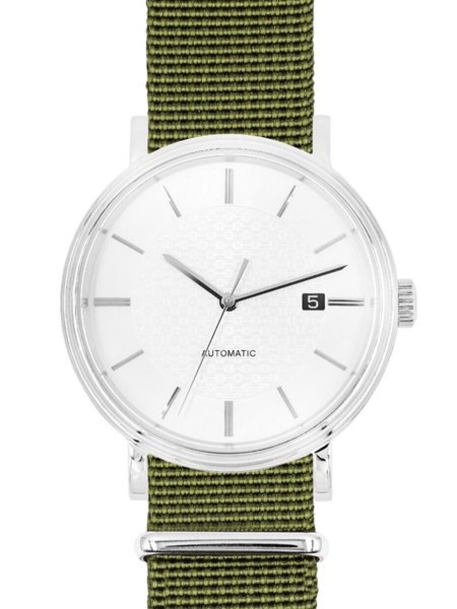 Řemínek Hirsch NATO Rush Recycle - zelený - 22 mm - XL - Prodloužená délka - main (2)