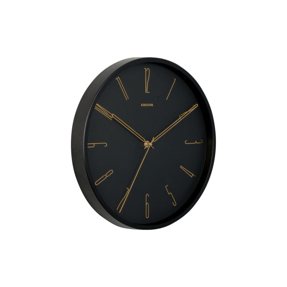 Karlsson 5898BK designové nástěnné hodiny - main (1)