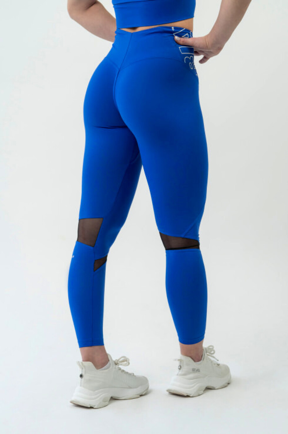 Nebbia FIT Activewear legíny s vysokým pasem 443 modrá - main (3)