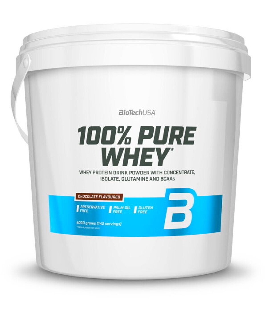 BioTech USA 100% Pure Whey 4000 g čokoláda - main (0)