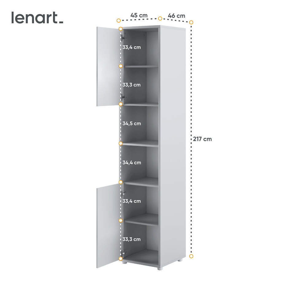 Dig-net nábytek Skříňka Lenart BED CONCEPT BC-08 Barva: Dub artisan - main (19)