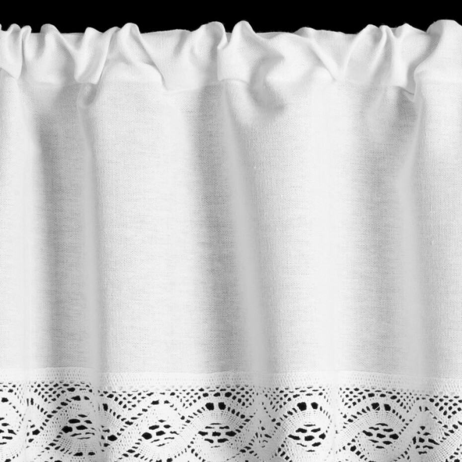 ArtFir Krátká záclona VINCE P | bílá 150 x 40 cm - main (2)