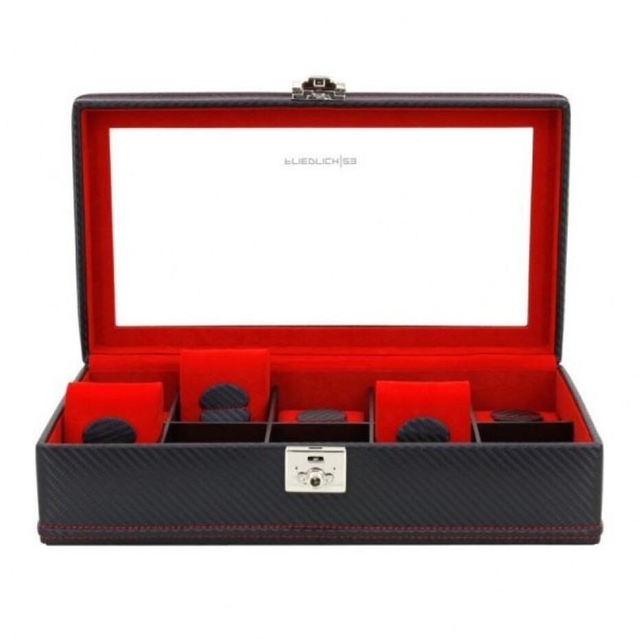 Box na hodinky Friedrich Lederwaren Carbon 32048-2 - main (1)