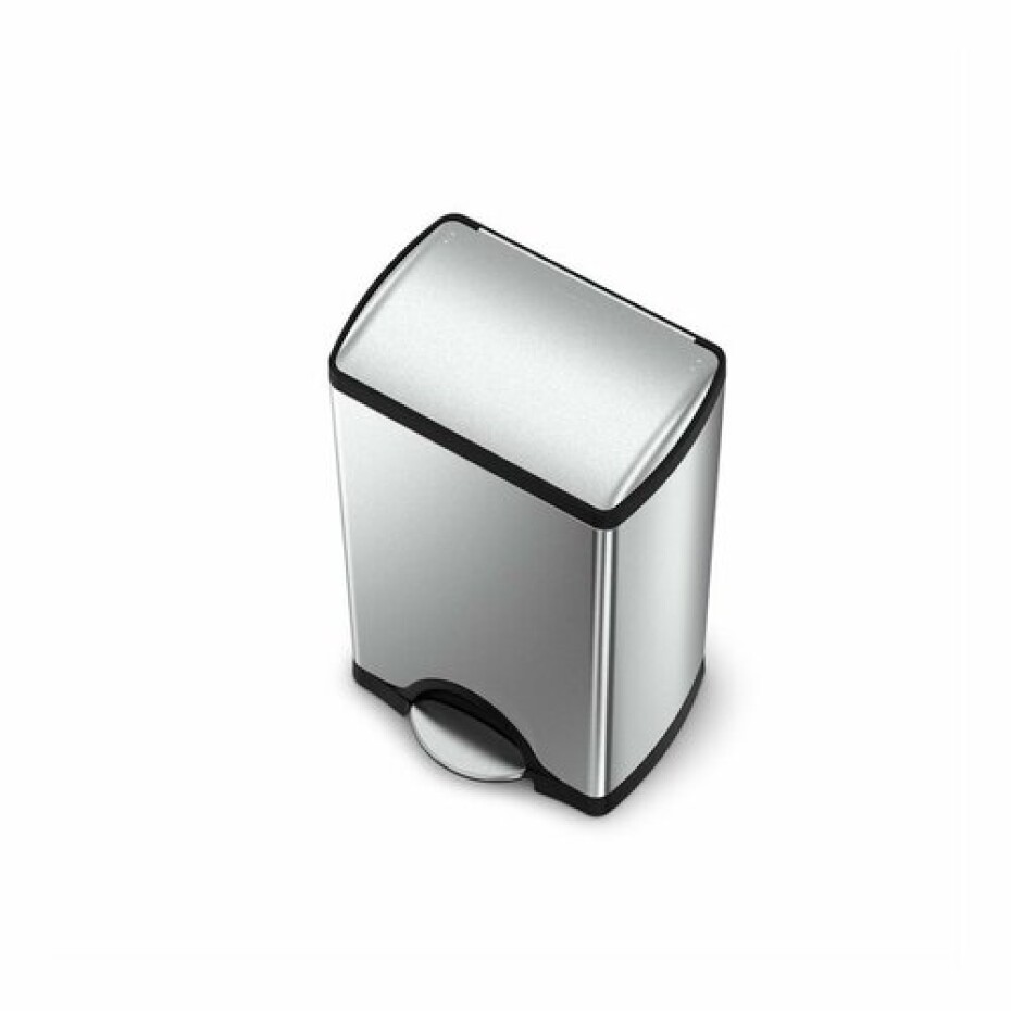Simplehuman Obdélníkový pedálový koš 38 l, ocel - main (1)