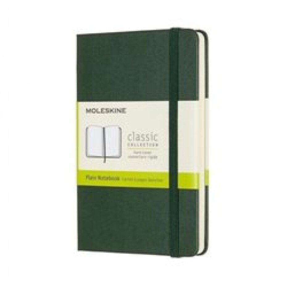 Moleskine Zápisník tvrdé desky tm. zelený A6 čistý, 96 listů - main (0)