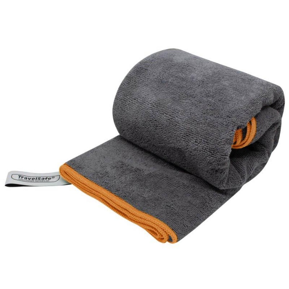 TravelSafe ručník Microfiber Terry Towel XL charcoal/orange - main (0)