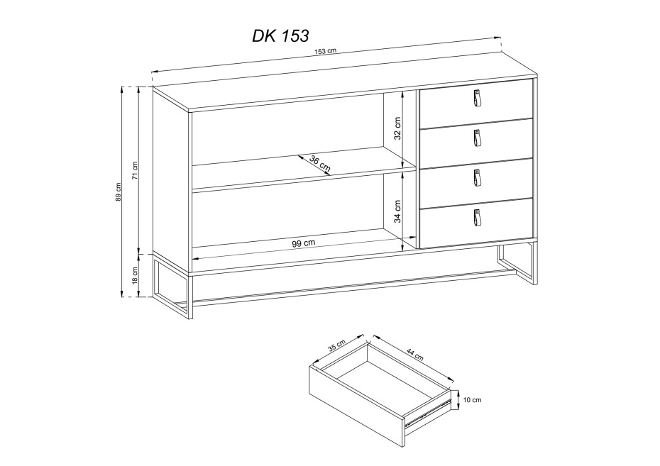 ArtPS Komoda GLOOM DK153 - main (3)