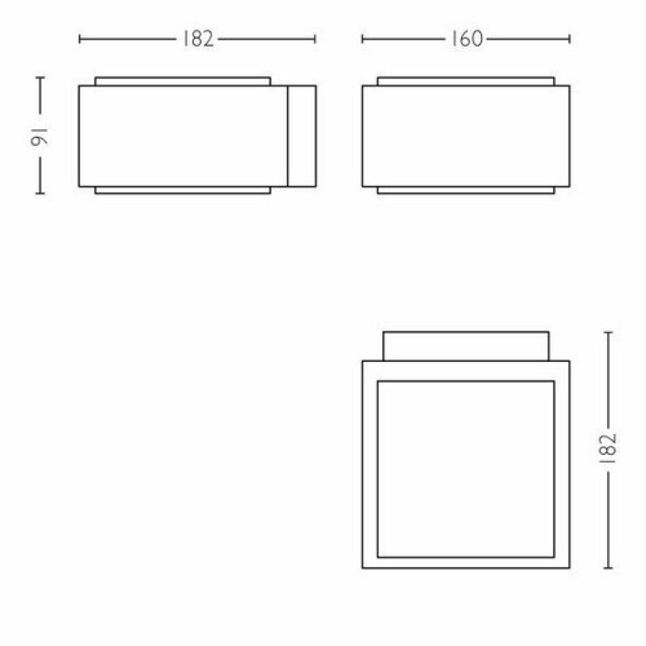 Philips 17337/93/PN Hedgehog Venkovní nástěnné svítidlo 18 cm, antracit - main (2)
