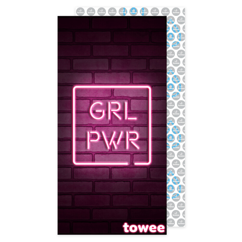 Towee Rychleschnoucí ručník GIRL PWR, 50 x 100 cm - main (0)