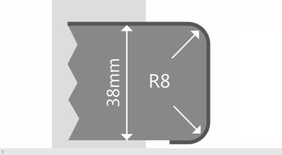 ArtExt Pracovní deska 38 mm | Mramor de mazi 90 cm - main (4)