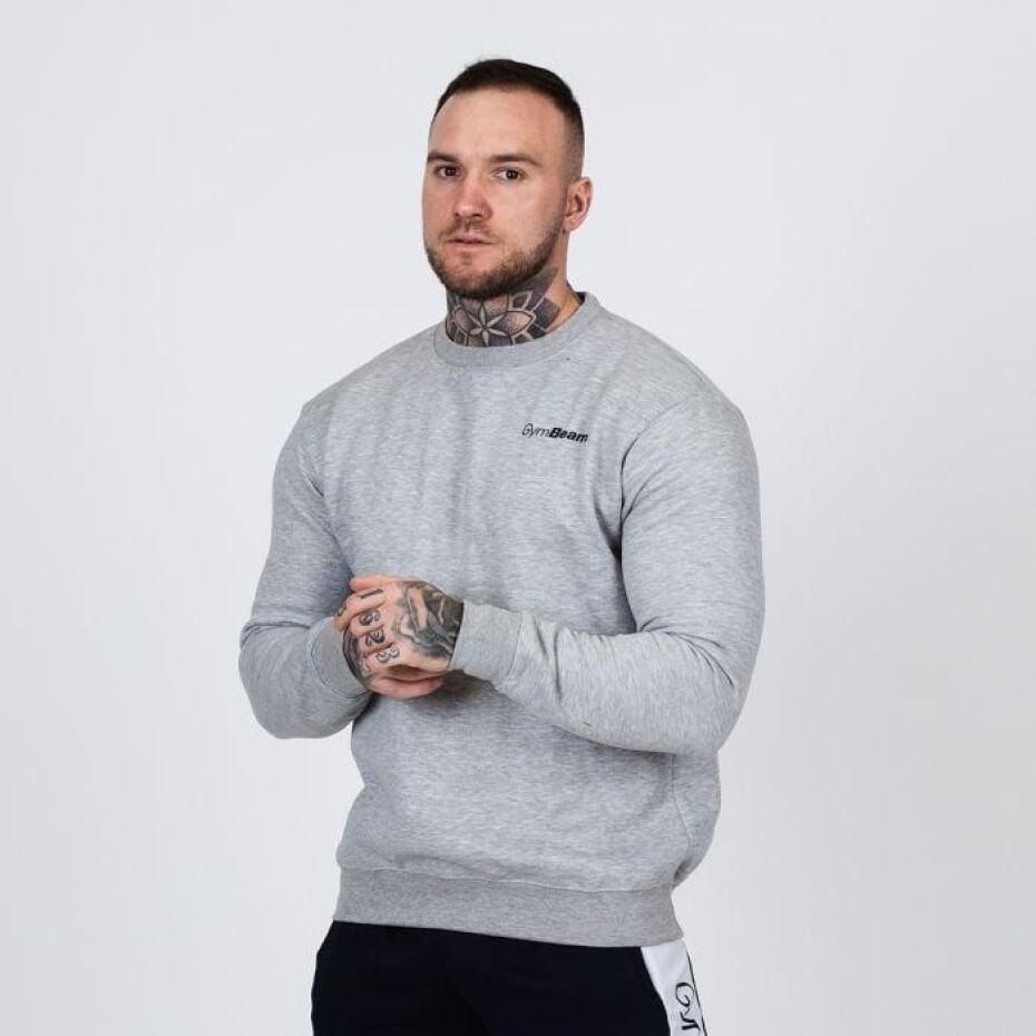 GymBeam Mikina Basic Jumper Grey - main (0)