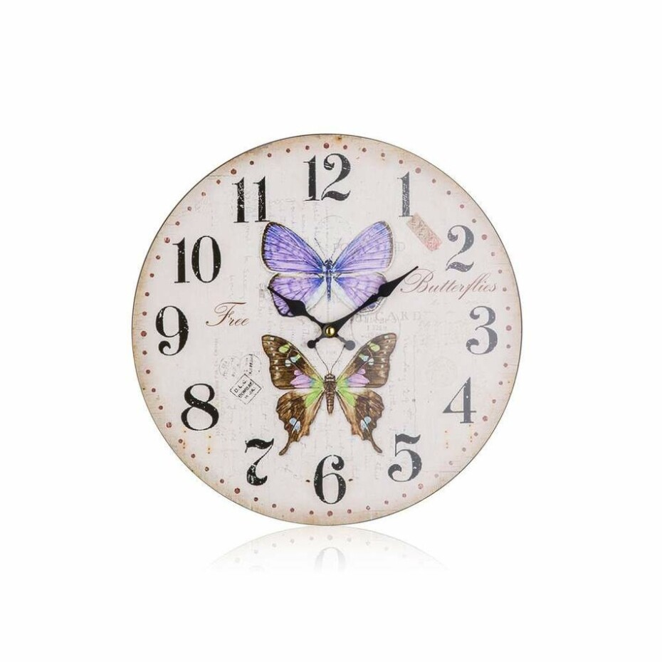 Nástěnné hodiny Butterflies, pr. 34 cm - main (0)