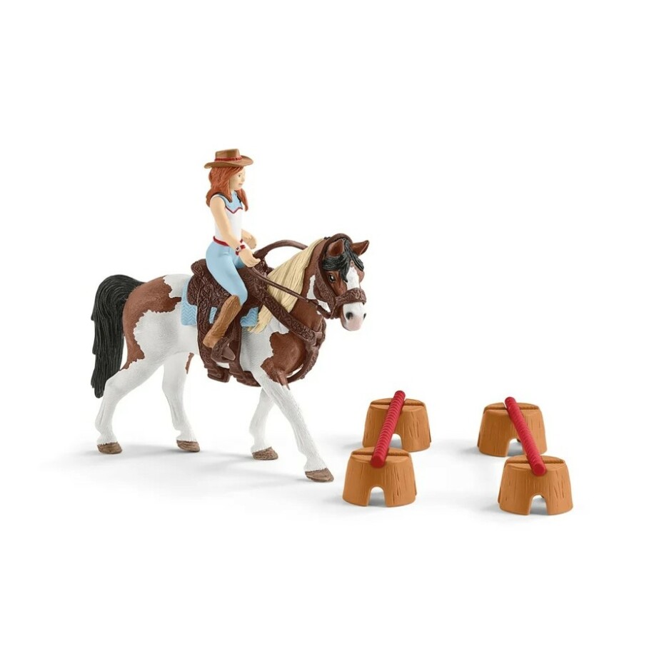 Schleich 42441 Hannah a jezdecká sada na western - main (1)