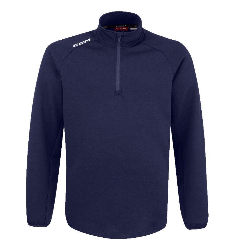 Pánská mikina CCM  LOCKER ROOM FLEECE 1/4 ZIP True Navy XXL - main (0)