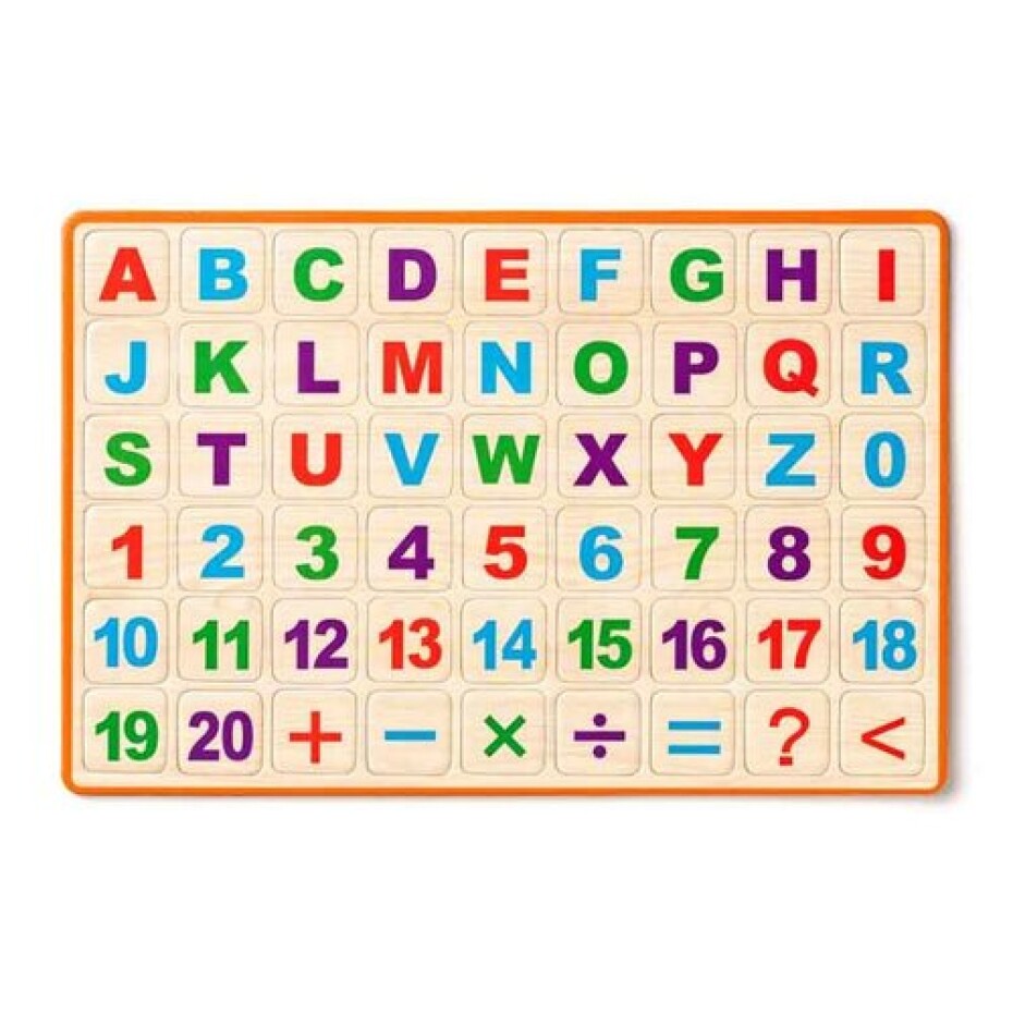 Woody Magnetická tabulka s ABC na stůl - main (4)