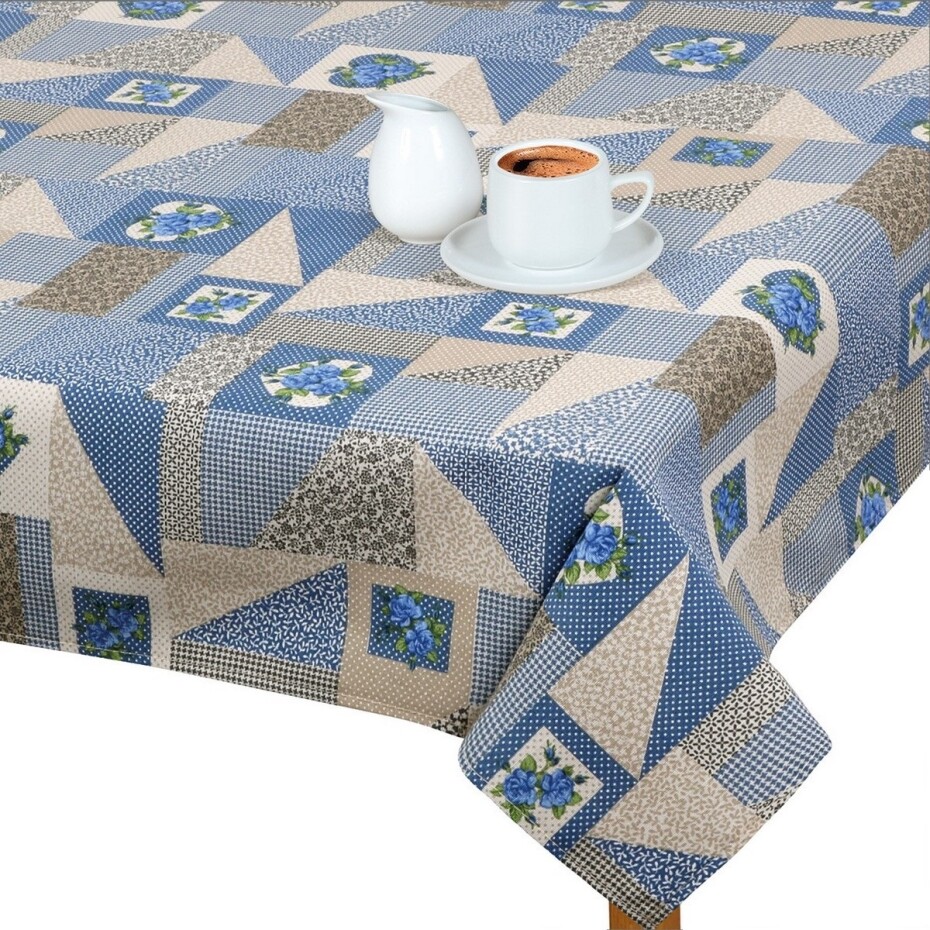 Bellatex Ubrus EMA Patchwork modrá, 70 x 70 cm - main (0)