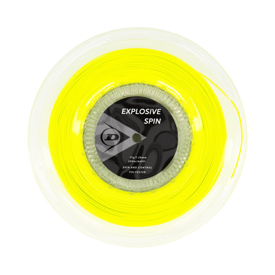 Tenisový výplet Dunlop  Explosive Spin Yellow 1.25 Reel (200 m) - main (0)
