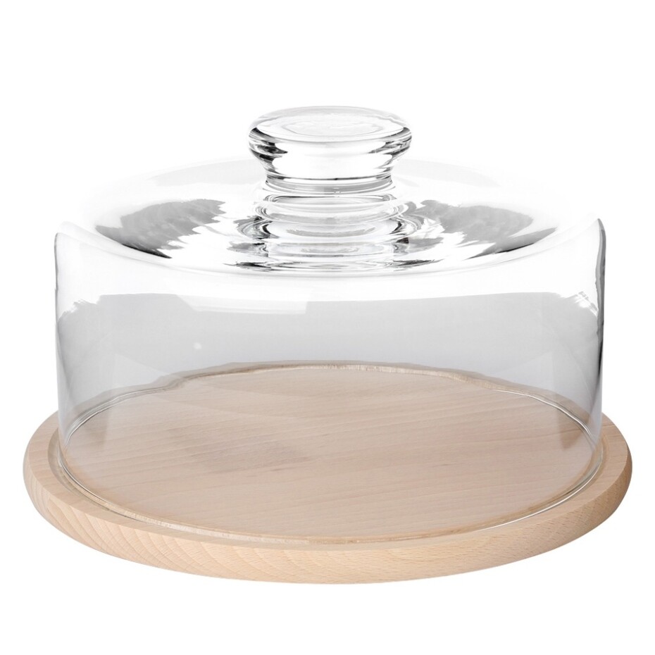Altom Podnos dřevěný s poklopem Cheese, 28 cm - main (0)