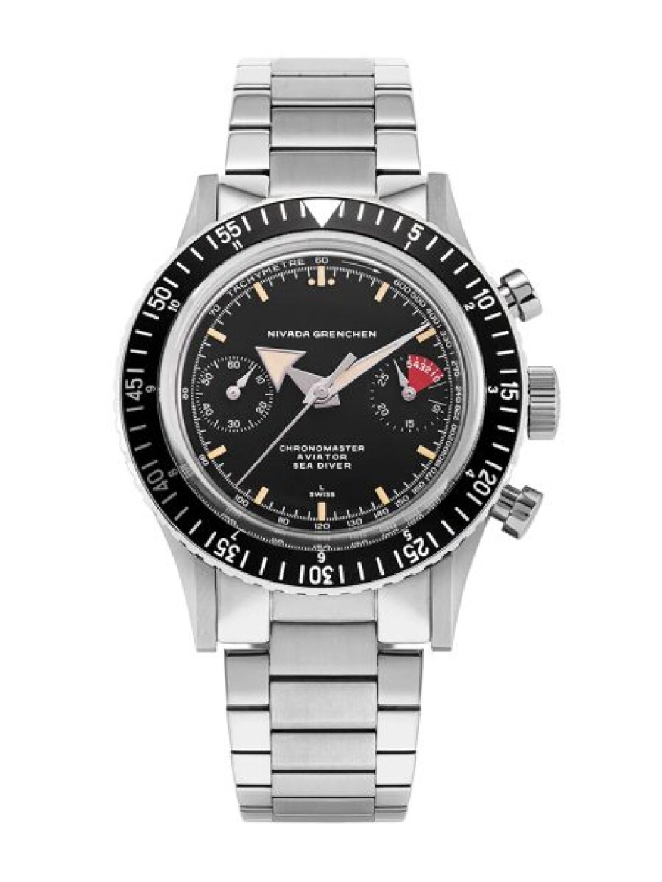 Nivada Grenchen Chronomaster Broad Arrow - Inter. Bezel - Manual - Rubber Tropic - main (8)