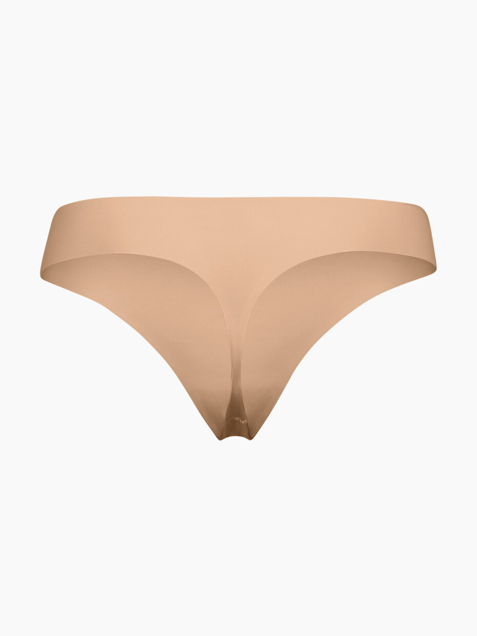 Under Armour 3PACK dámská tanga 1325615 295 béžové - main (1)