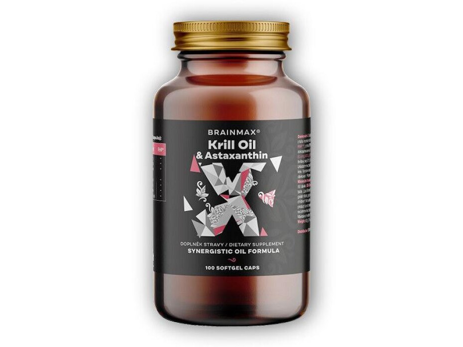 BrainMax Krill Oil s astaxanthinem 500mg 100 cps - main (0)