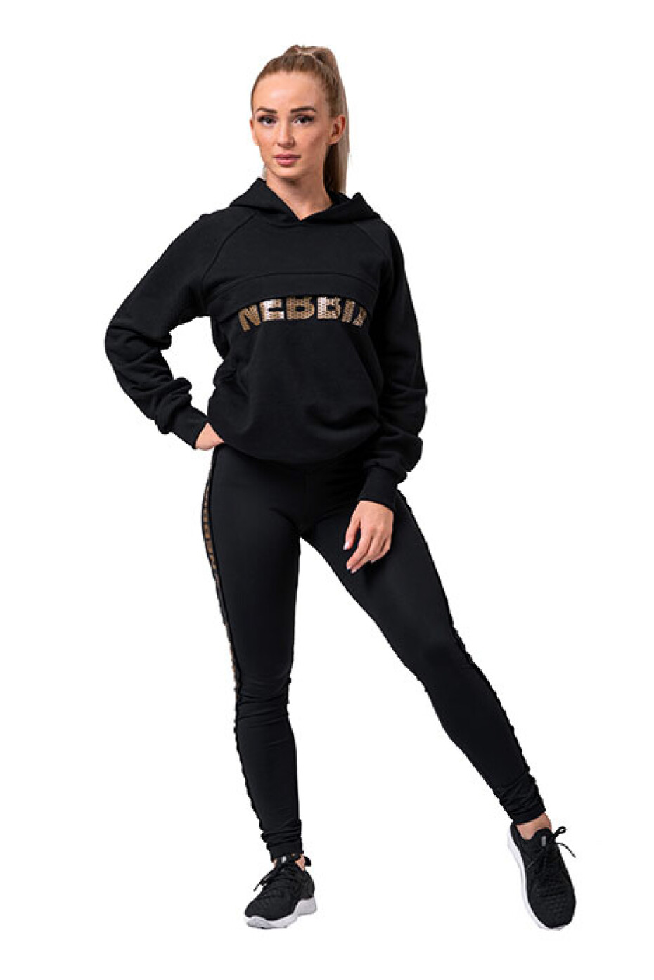 Dámské legíny Nebbia Intense Leggings Gold Classic 801 black XS - main (2)