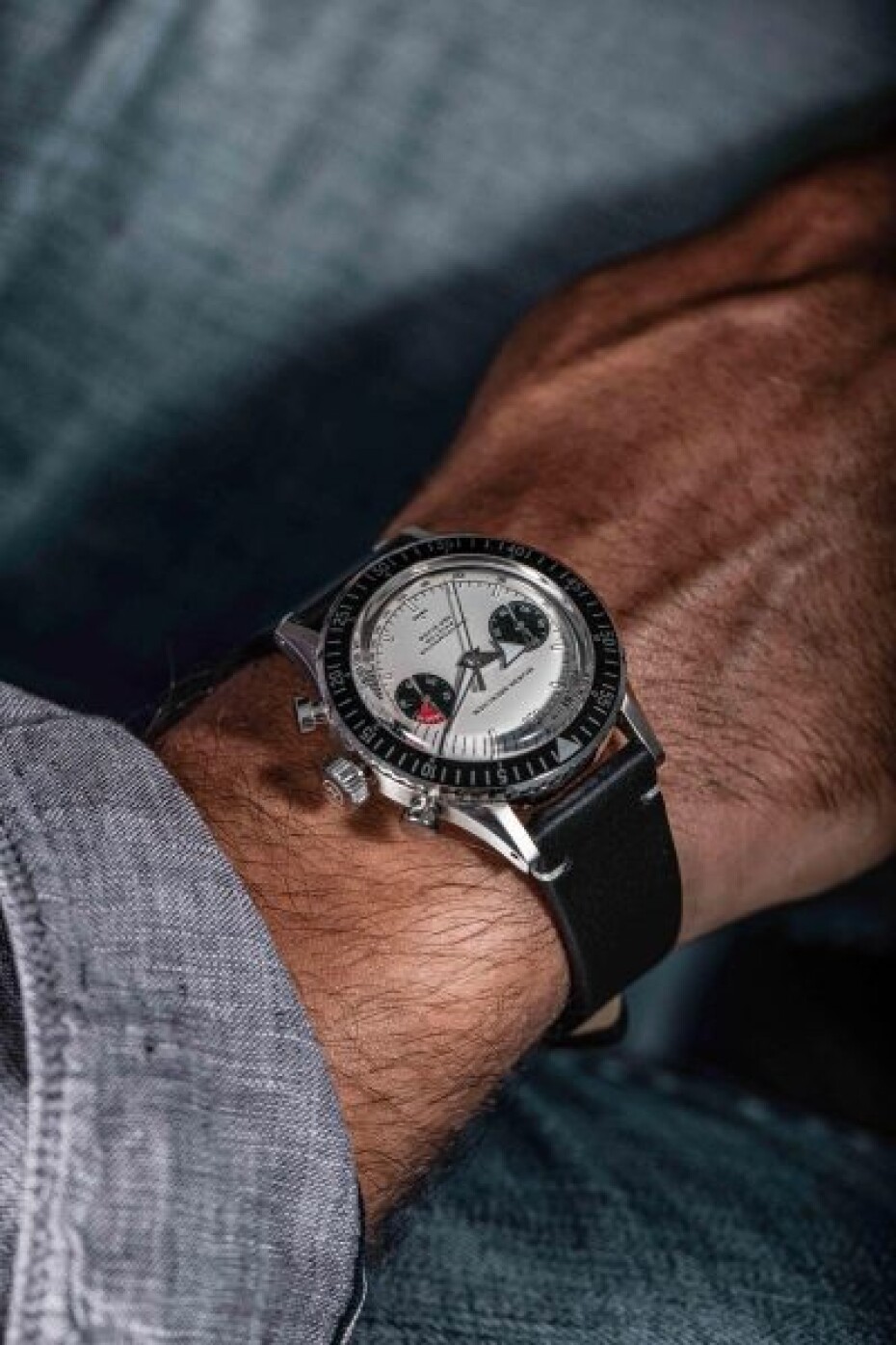 Nivada Grenchen Chronomaster White Panda Inter. Bezel - Manual - Forstner Beads of Rice - main (15)