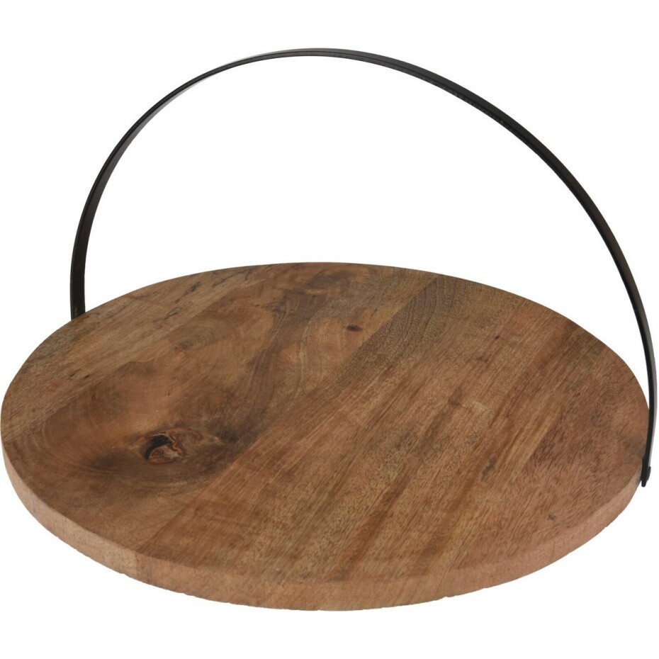 Servírovací tác z mangového dřeva Natura, pr. 38 cm - main (0)
