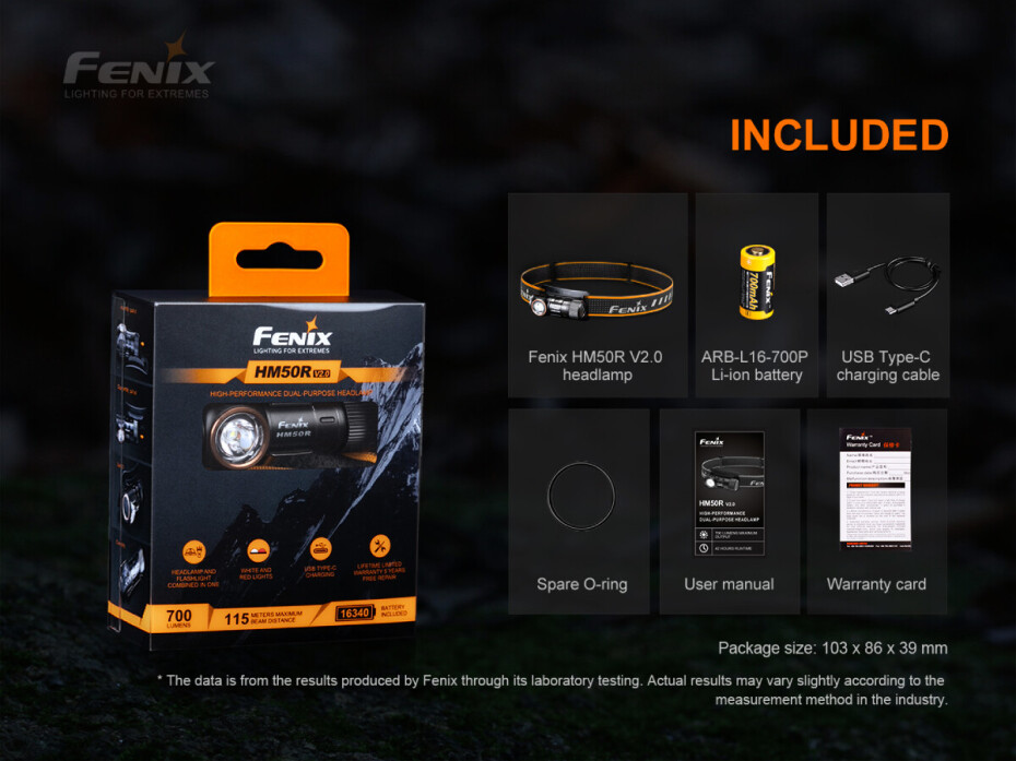 Čelovka Fenix  HM50R V2.0 - main (2)