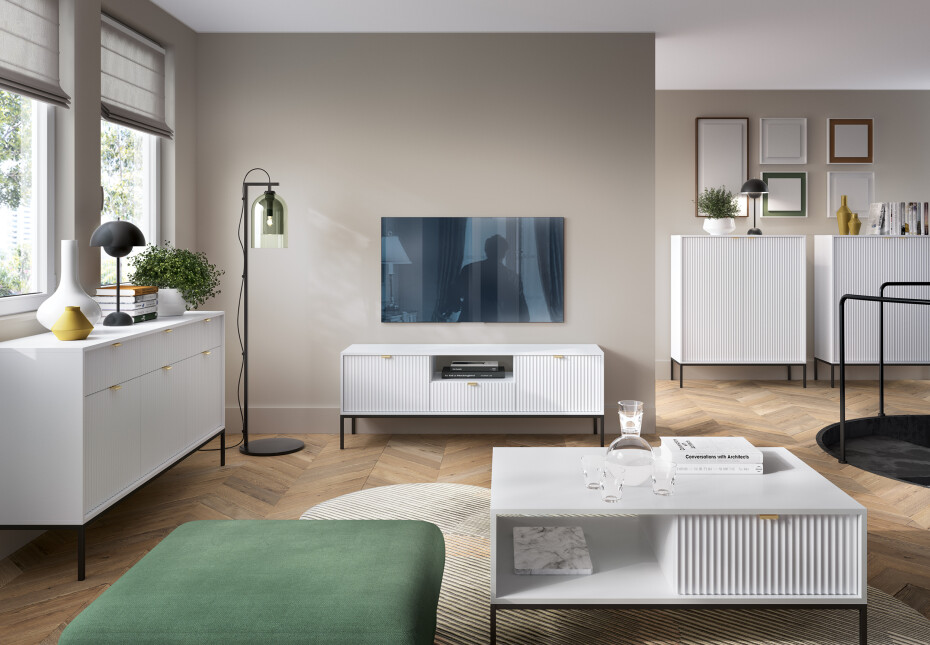 ArtPS Komoda MONA KSZ-104 | bílá - main (1)