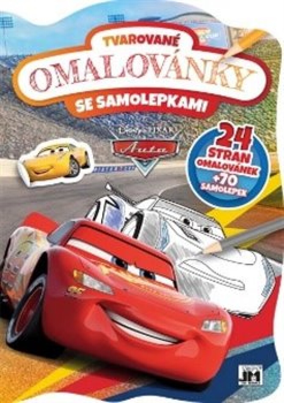Tvarované omalovánky se samolepkami - Auta - main (0)
