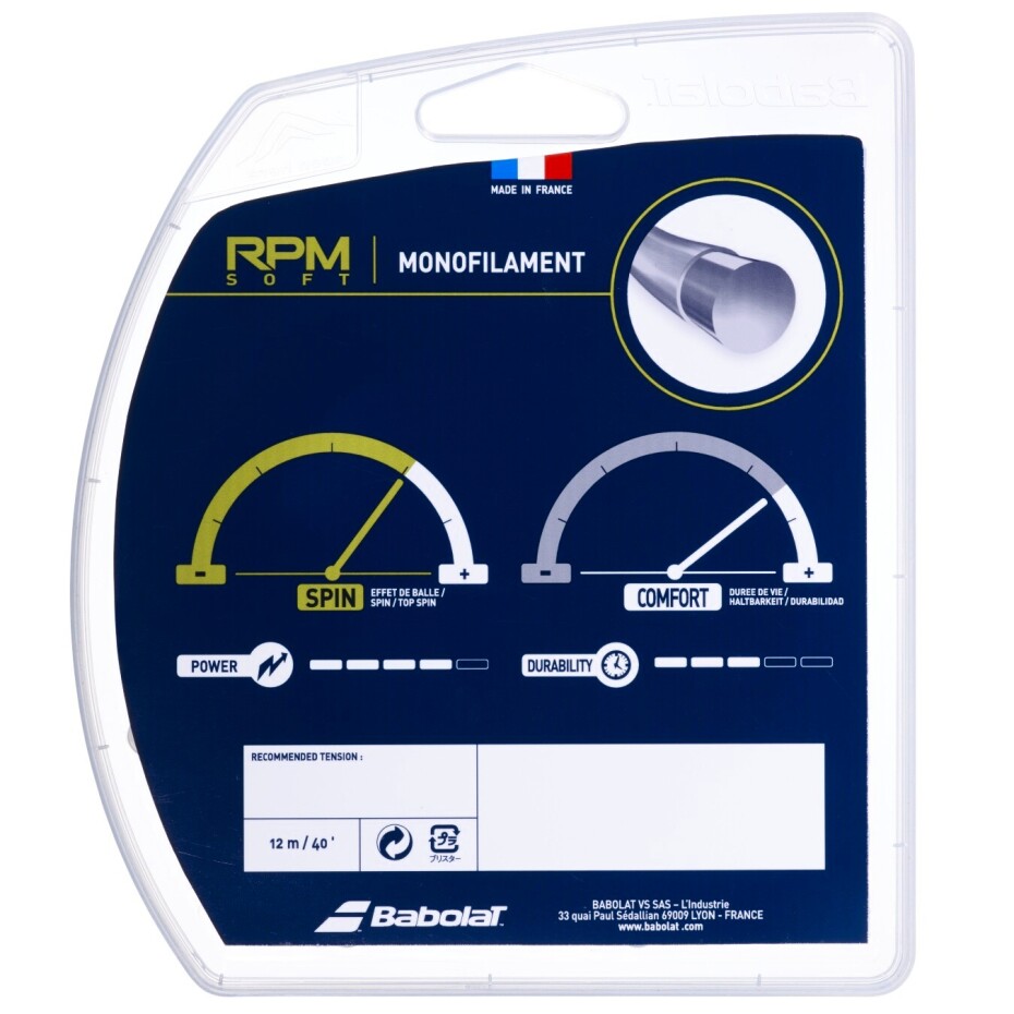 Tenisový výplet Babolat  RPM Soft - 200m  1,30 mm - main (3)