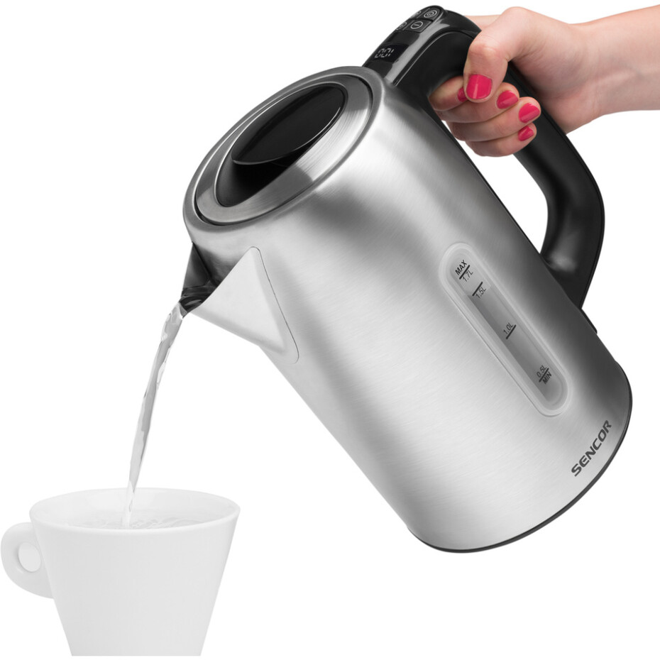 Sencor SWK 1760BK rychlovarná konvice s termoregulací, 1,7 l, černá - main (8)