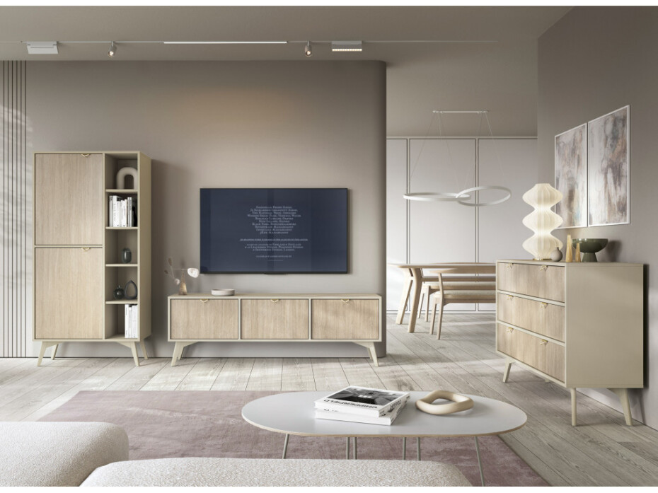 ArtPS Komoda TIMBER KSZ158 | béžová - main (2)