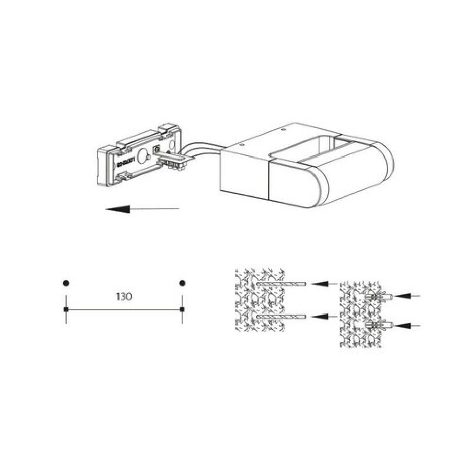 Panlux Venkovní nástěnné LED svítidlo Faro N antracit, IP54, 8 W - main (3)