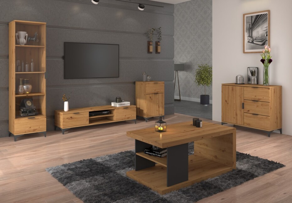 ArtAdrk TV stolek LENEA LEN05 | dub artisan - main (1)